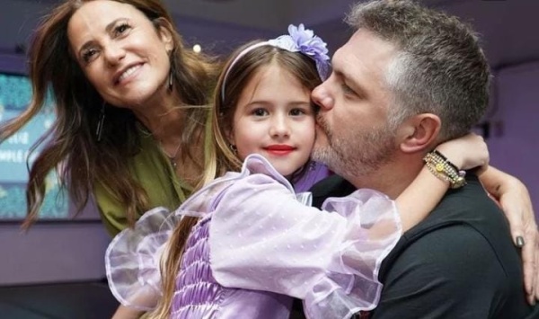 ¡En familia! María Fernanda Callejón y su ex, le celebraron juntos el cumpleaños a su hija