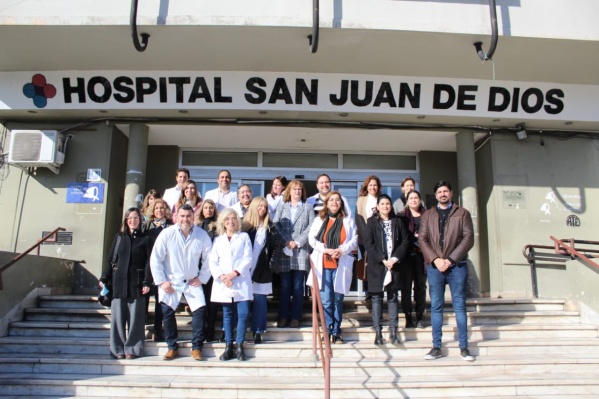 Se inauguraron obras en el Hospital San Juan de Dios en la Semana contra el Dolor por el Cáncer