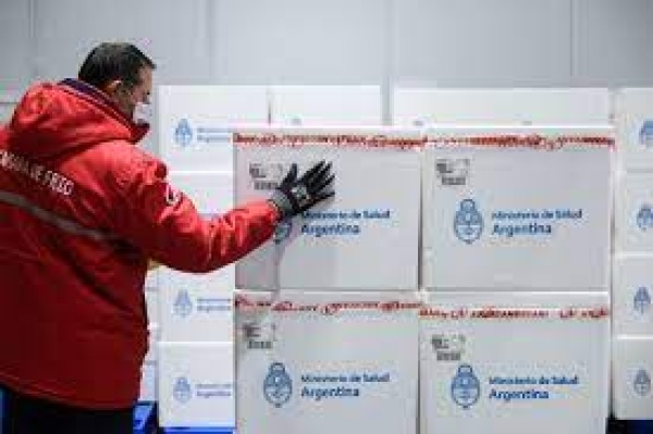 Argentina supera este lunes los 38,4 millones de vacunas recibidas durante la pandemia