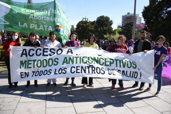 Marcha y reclamo en La Plata por el cumplimiento de la Ley del aborto: "Solo se cumple en 3 de los 46 centros de atención"