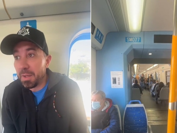 Un español se tomó el tren en el conurbano y un detalle le llamó la atención: "En el oeste está el agite"