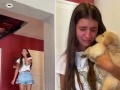 Le regaló un cachorro a su novia y la reacción conmovió en TikTok: "Después de tanto llanto, ella es feliz"