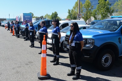 Más de 50 agentes llevaron a cabo un megaoperativo de control en la Autopista Buenos Aires - La Plata