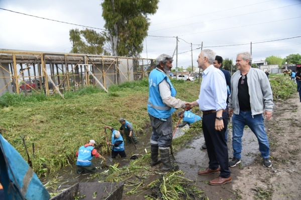 Municipio y Provincia concretaron más de 1800 metros de saneamiento del afluente del Arroyo Maldonado