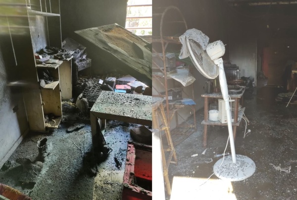 Feroz incendio les destruyó la casa en Olmos y ahora piden ayuda para salir adelante