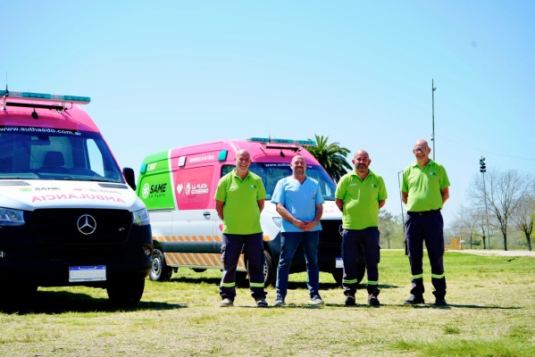 El Municipio de La Plata incorporó dos nuevas ambulancias equipadas para "sostener y mejorar a diario el sistema SAME"