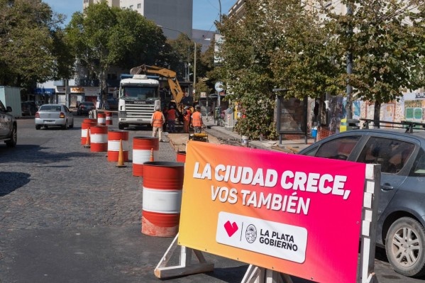 La guerra de los adoquines vuelve al Concejo de La Plata: la oposición repudió el asfaltado en Plaza Rocha