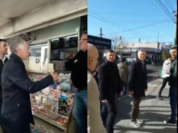 "Danos de comer con lo que te robaste", Macri realizó una recorrida en una localidad bonaerense y fue fuertemente rechazado