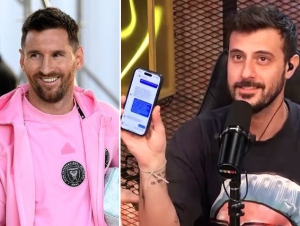 "Empecé a temblar": Messi se comunicó con Luzu TV y tomó desprevenido a Diego Leuco