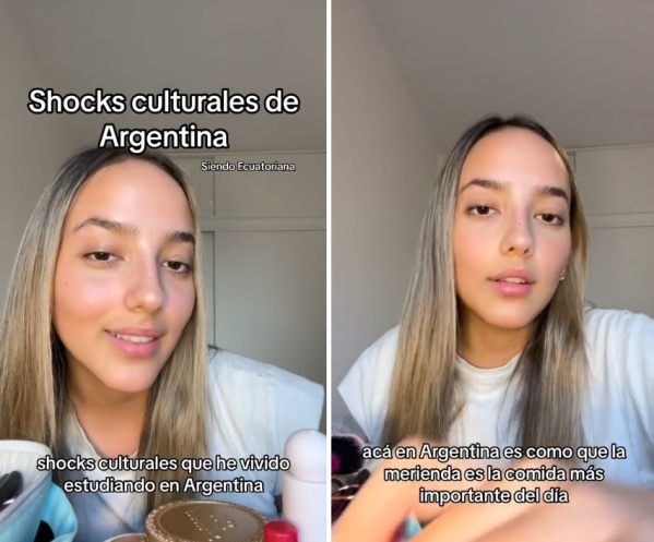 Una ecuatoriana estudiando en Argentina explicó cuáles fueron los mayores choques culturales que vivió en el país