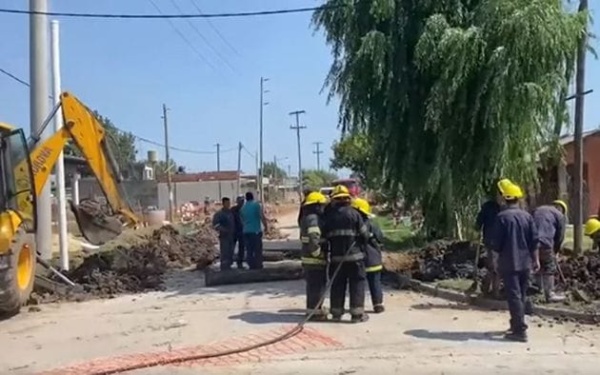 Un escape de gas en Berisso alertó a los vecinos y tres niños fueron hospitalizados: se estaban realizando obras en la zona