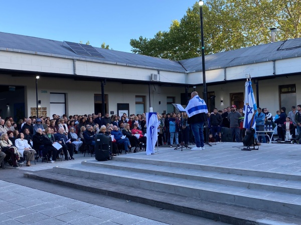 “Con Israel y por la paz”: se realizó un acto en el Centro Cultural Islas Malvinas en apoyo al pueblo israelí