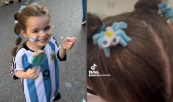 Una nena es fanática de Julián Álvarez y es furor en las redes: "Mirando el partido pensamos mucho en ella"