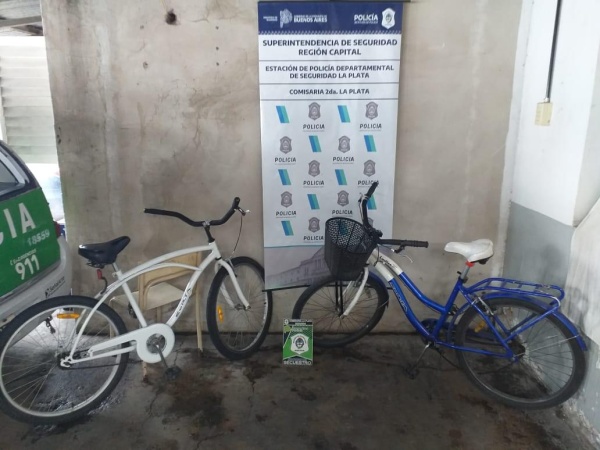 Venían a La Plata en tren para robar bicicletas y se las llevaban a Berazategui