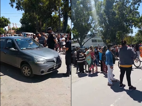 Escándalo en Berisso en una marcha anti-machista: denuncian que un hombre quiso "llevarse puesta" a las mujeres con su auto