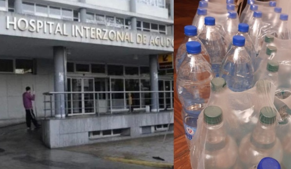 Se necesitan botellas de agua mineral para los internados en el Hospital de Niños de La Plata