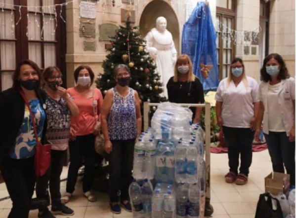 Fue todo un éxito la "Campaña Aguatera" para colaborar con el Hospital de Niños de La Plata