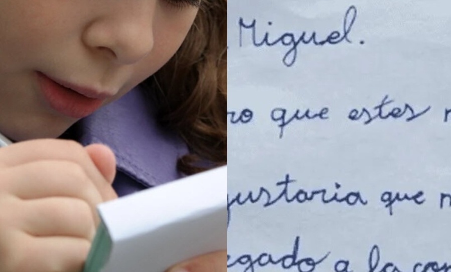”Todas somos Valeria”: Tiene 7 años y escribió una tajante carta a su noviecito de la escuela
