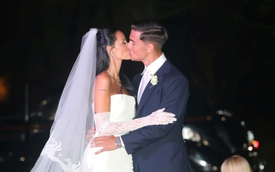 Filtraron la sorpresa con la que Oriana Sabatini y Paulo Dybala recibieron a sus invitados en la boda