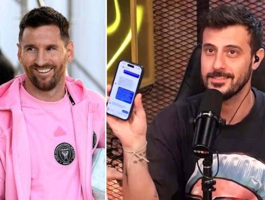 ”Empecé a temblar”: Messi se comunicó con Luzu TV y tomó desprevenido a Diego Leuco