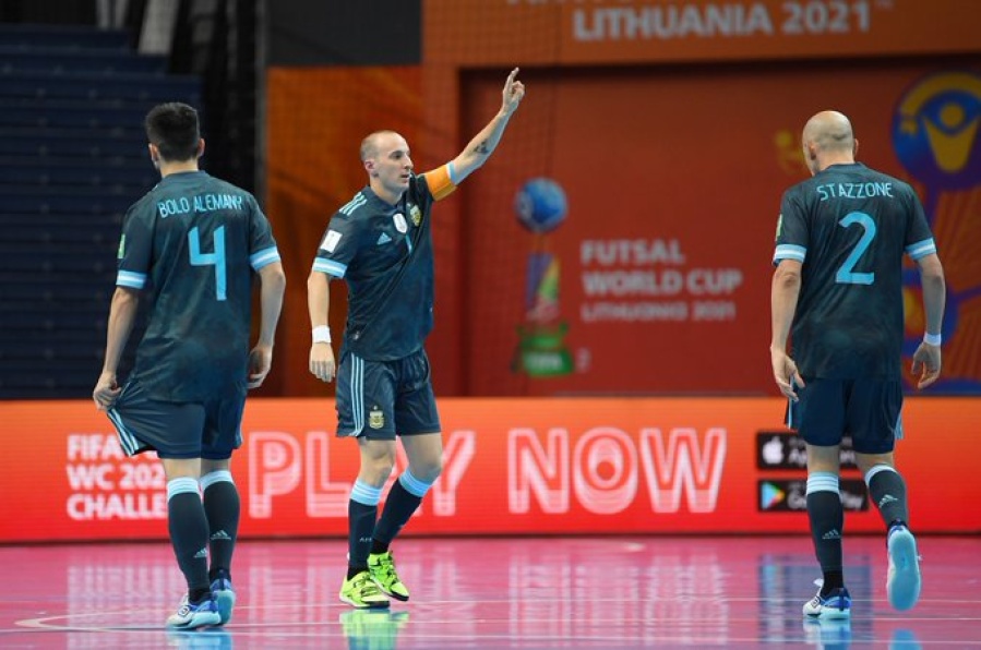 La Selección de Futsal venció a Irán y cerró la Fase de Grupos con puntaje ideal