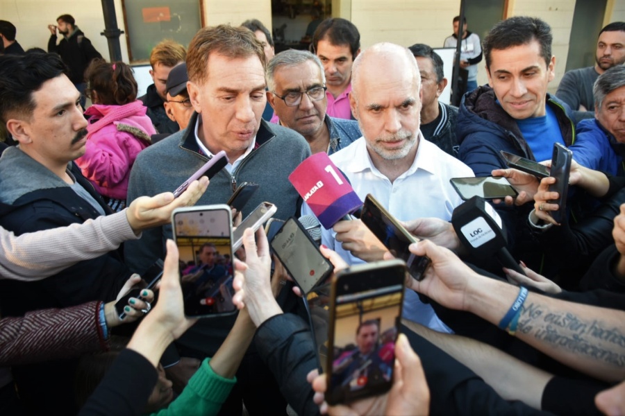 Larreta y Santilli en La Plata: ”Para nosotros defender a los intendentes del PRO es una prioridad”