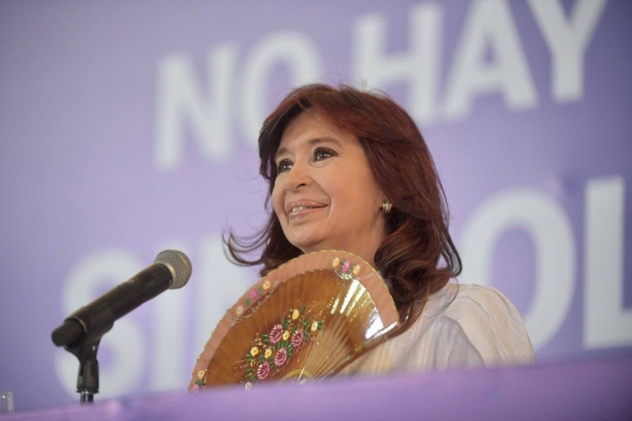 Cristina Kirchner brindó un discurso en Pilar: ”Tengo un proyecto de país para recuperar la alegría”