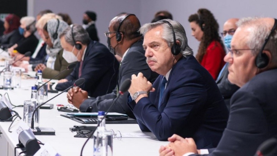 Alberto Fernández pidió ”financiamiento sostenible” en la Cumbre de Cambio Climático