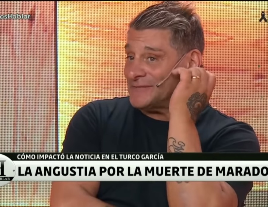 El Turco García relató el quiebre de su relación con Maradona por las drogas: ”Estuvimos distanciados por dos años”
